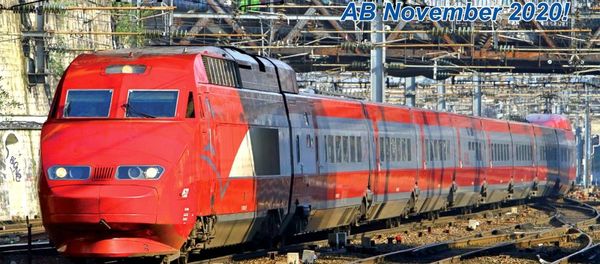 Kato HobbyTrain Lemke K101657 - French 10 p. TGV Thalys PBA passenger train set of the SNCF